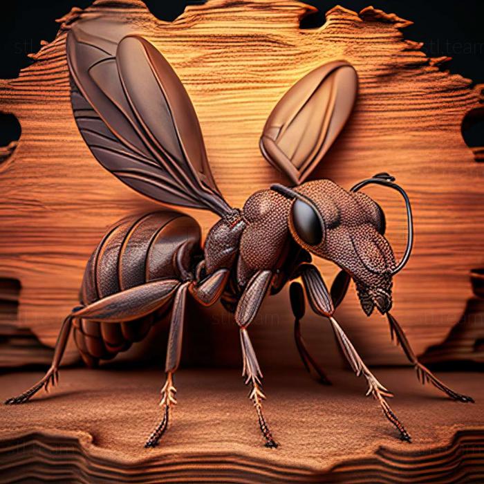 3D model Camponotus piceus (STL)